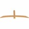 Ekena Millwork Bellingham Timber Gable Bracket, Western Red Cedar, 60"W x 22"H x 1 1/2"D x 3 1/2"F, 9/12 Pitch GBW060X22X0204BEL00SWR - alternate 5